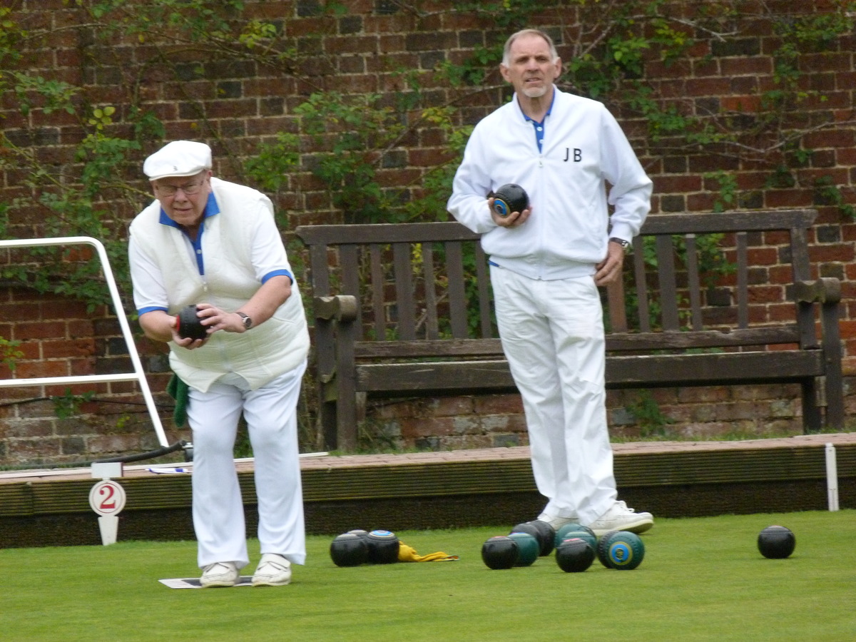 Denis Bloomfield eyes up his next shot with John Boult waiting in the wings.